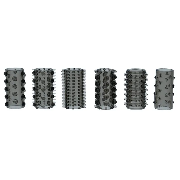 ToyJoy Anal Set of penis thickeners Power 6 pcs half black colour