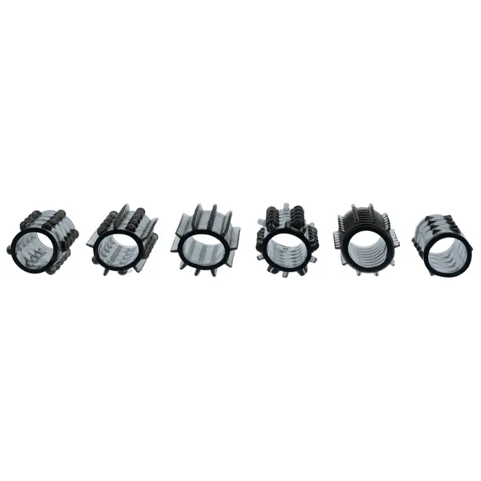 ToyJoy Anal Set of penis thickeners Power 6 pcs half black colour