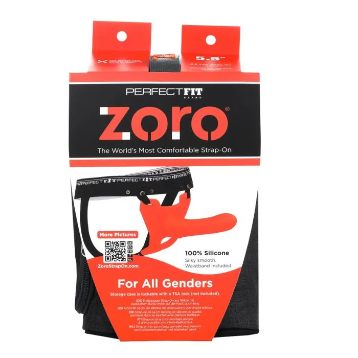 Female Sex Toys PerfectFit Zoro StrapOn 55in14cm Orange
