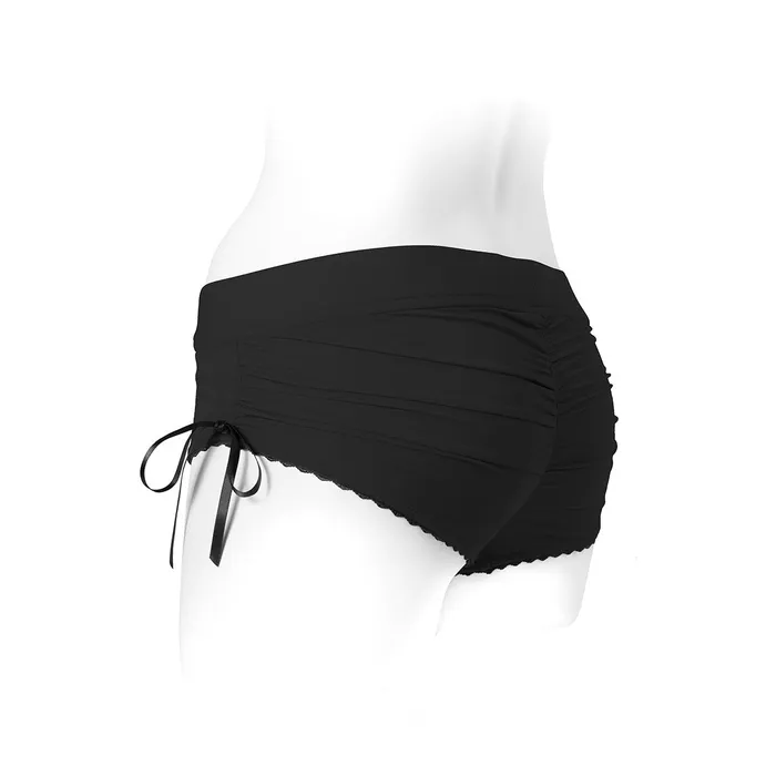 Spareparts Sasha Harness BlkBlk Nylon Small SpareParts Female Sex Toys