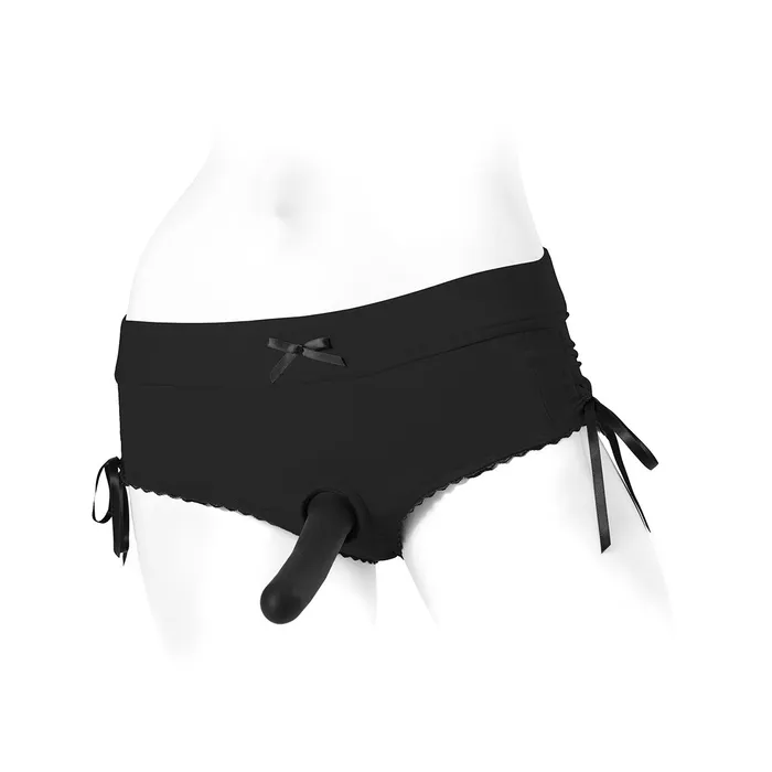 Spareparts Sasha Harness BlkBlk Nylon Small SpareParts Female Sex Toys