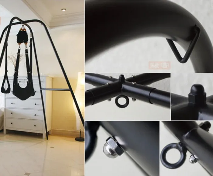 Own Pleasures Couples BDSM Sex Furniture Metal Stent Sex Swing Chair