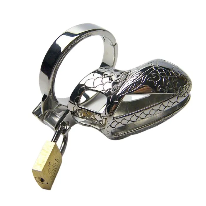 CHASTITY CAGE CO The Dragon Tamer Metal Chastity Device 197 inches long Male Sex Toys