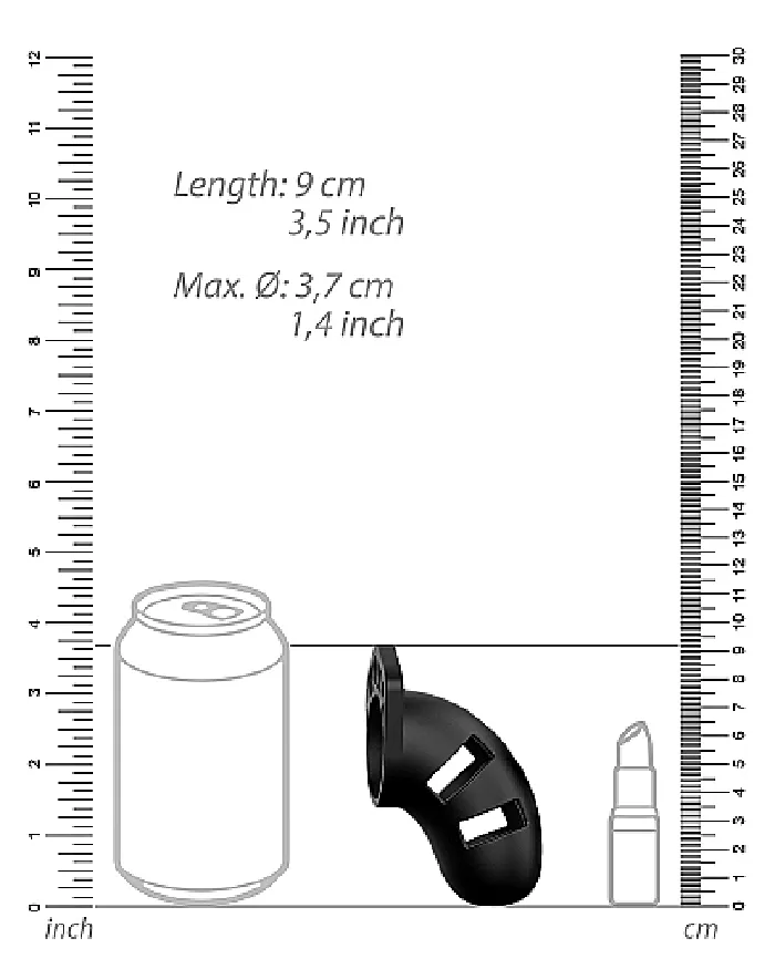 Male Sex Toys Shots Man Cage Model 20 Chastity 35 inch Silicone Cock Cage Shots