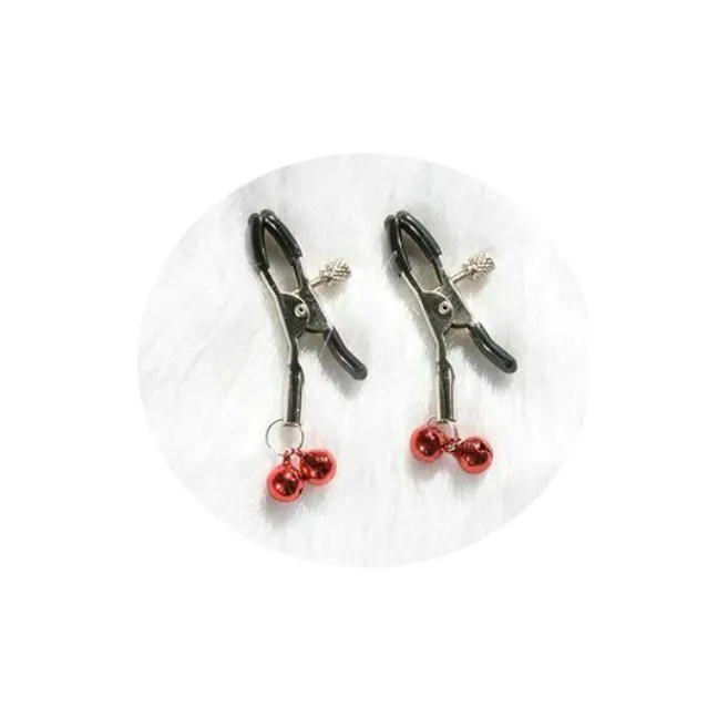 Nipple Clitoral Toys Christmas Bells Nipple Clamps Adjustable Breast Clips Bdsm Bondage Restraints House of Dasein Couples