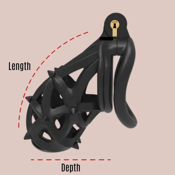 House of Chastity Male Sex Toys The Diamond Chastity Cage