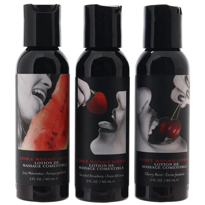 Earthly Body Couples Massage A Trois Edible Massage Lotion Gift Set in 2oz60ml Earthly Body Couples Massage A Trois Edible Massage Lotion Gift Set in 2oz60ml