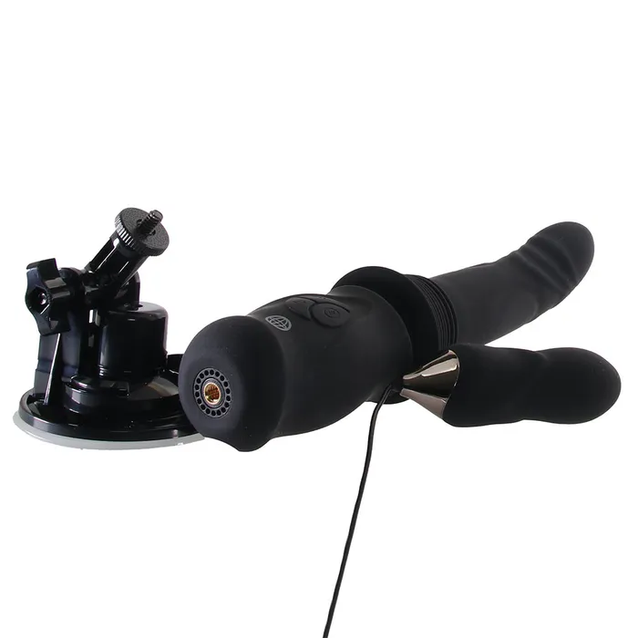 Fetish Fantasy Ultimate Silicone Thruster in Black Pipedream Female Sex Toys
