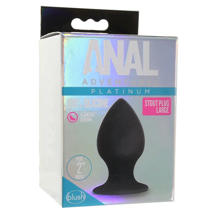 Male Sex Toys Blush Anal Adventures Platinum Large Stout Plug Male Sex Toys Blush Anal Adventures Platinum Large Stout Plug