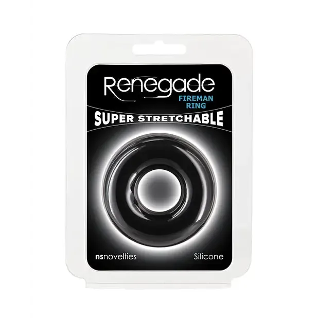 Male Sex Toys Renegade Fireman Cock Ring Black Ns Novelties INC