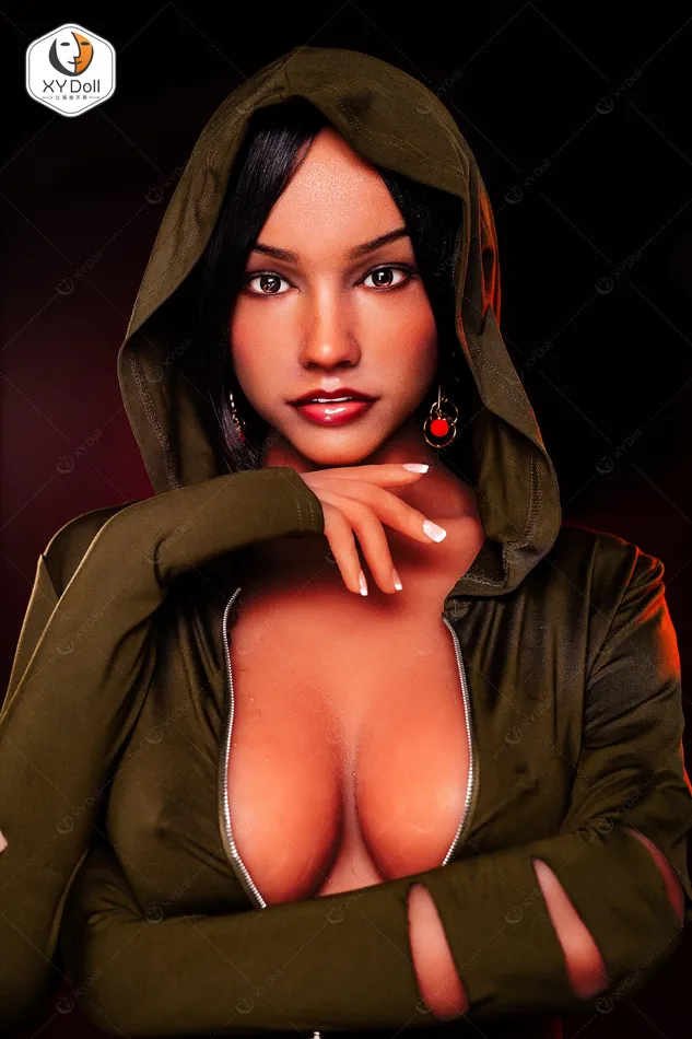 XY Doll Male Sex Toys XYDoll Alma Silicone TPE Hybrid Sex Doll Gel Breast 170cm Tan