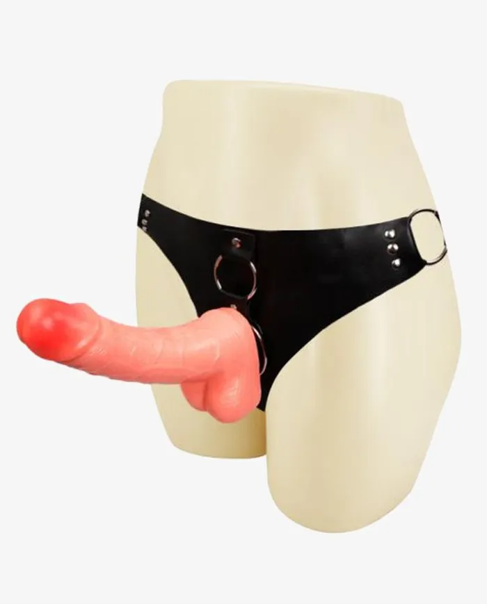 adulttoysindiacom Female Sex Toys Solid Strap On Dildo With Balls for Lesbian