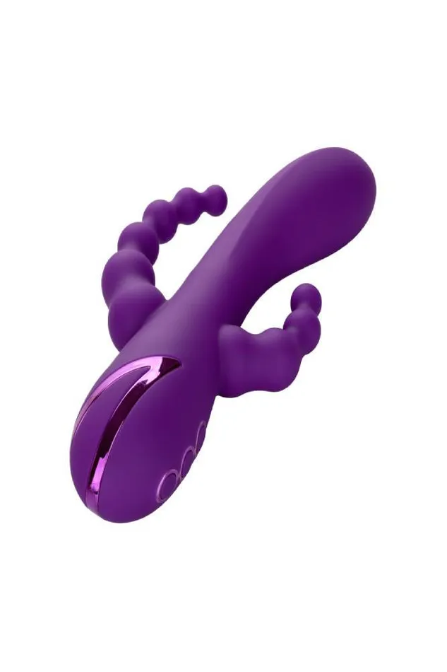 Cal Exotics California Dreaming Long Beach Bootylicious Triple Vibrator Purple Cal Exotics Vibrators