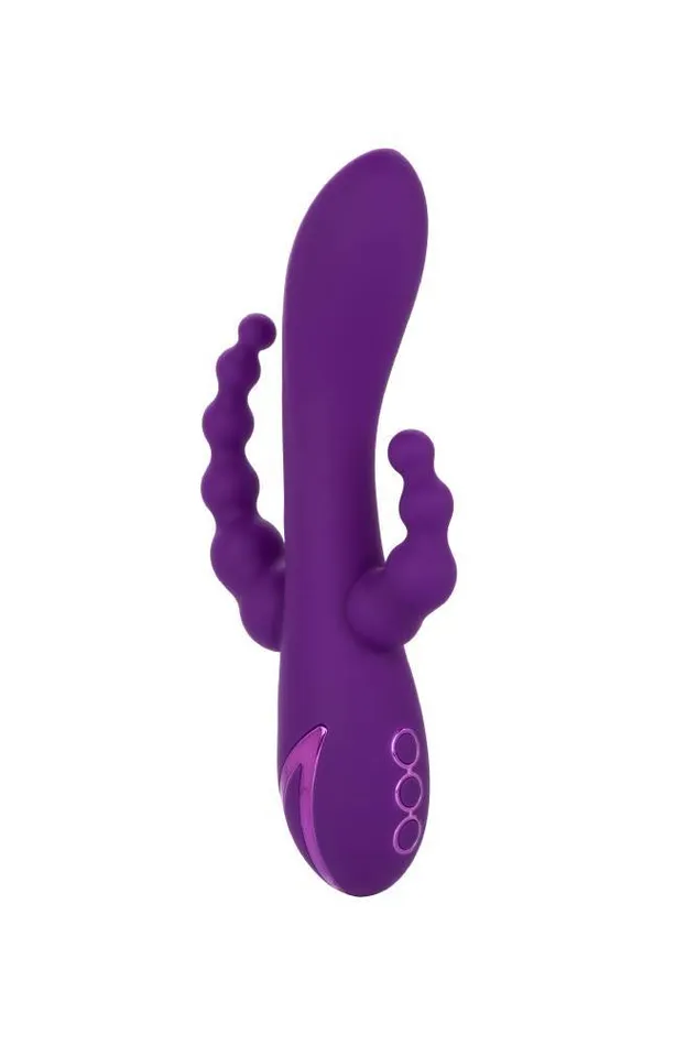 Cal Exotics California Dreaming Long Beach Bootylicious Triple Vibrator Purple Cal Exotics Vibrators