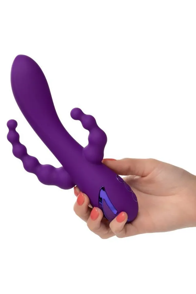 Cal Exotics California Dreaming Long Beach Bootylicious Triple Vibrator Purple Cal Exotics Vibrators