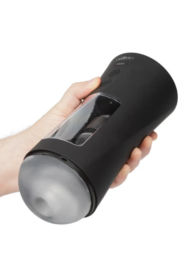 Cal Exotics Male Sex Toys Cal Exotics Bionic Power Stroking Masturbator BlackFrost Cal Exotics Male Sex Toys Cal Exotics Bionic Power Stroking Masturbator BlackFrost