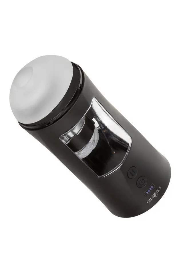 Cal Exotics Male Sex Toys Cal Exotics Bionic Power Stroking Masturbator BlackFrost