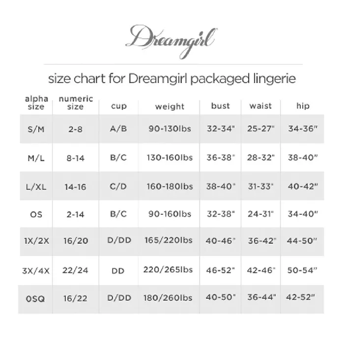 Dreamgirl Lingerie Chemise 11517X DREAMGIRL Vibrators