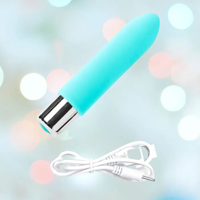 Female Sex Toys VeDO VeDO Bam Mini Rechargeable Bullet Vibrator Turquoise