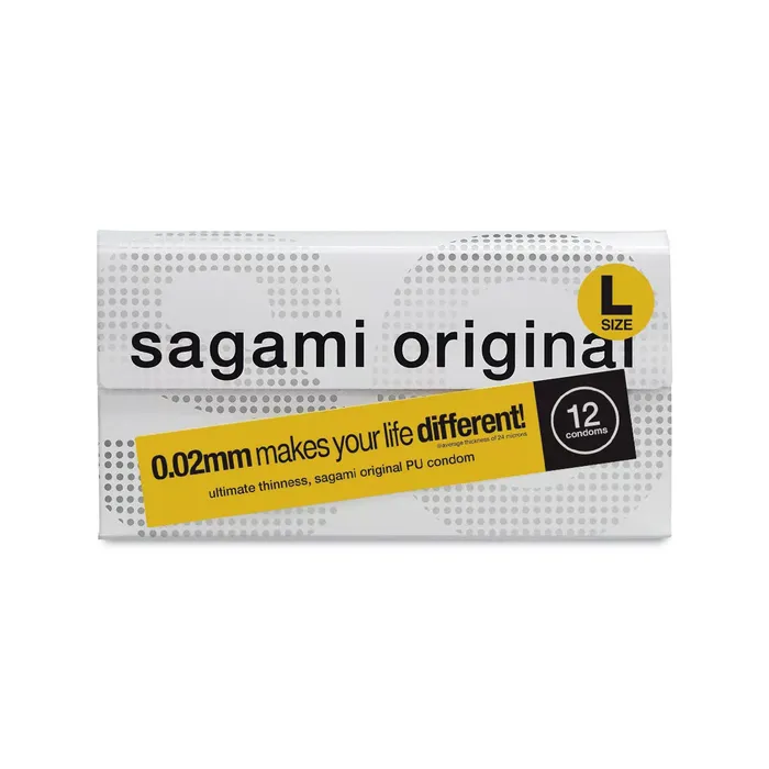 SAGAMI Male Sex Toys Sagami Original 002 PU Large Condom 12 Pack