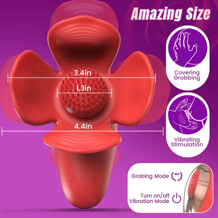 Acmejoy 10 Pinching 10 Vibrating Nipple Toys Nipple Vibrator AcmeJoy Female Sex Toys