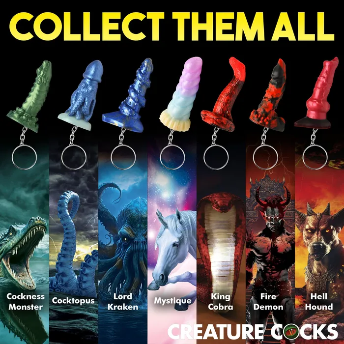 Dildos Creature Cocks Mini Dildo Keychain Creature Cocks