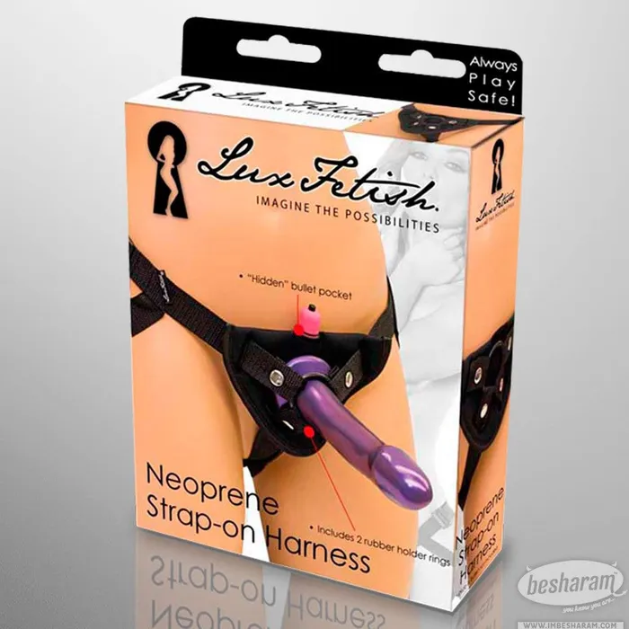 Female Sex Toys Lux Fetish Lux Fetish Neoprene StrapOn Harness