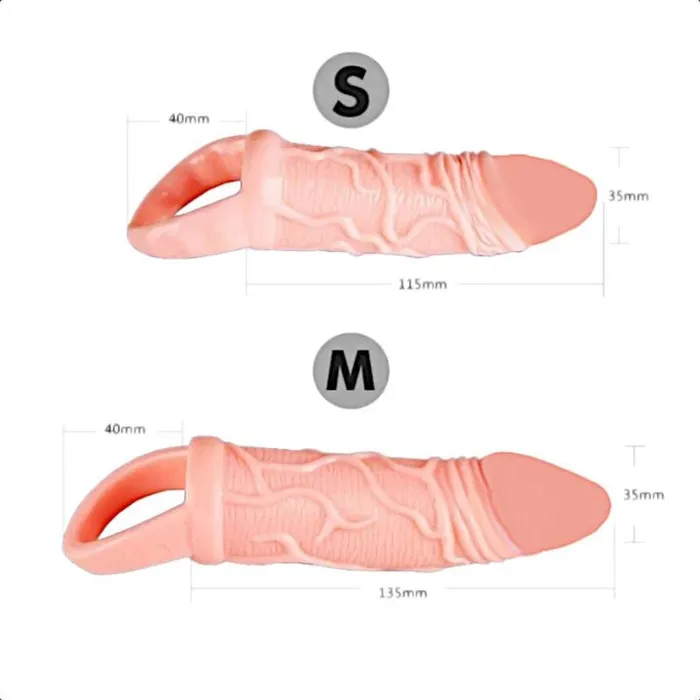Hollow Dick Sleeve Strap for Men Lovegasm Female Sex Toys