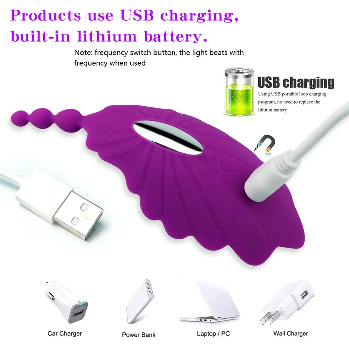 LAZADASEXTOYS Male Sex Toys Wearable Panty Vibrator Invisible Vibrating Egg Remote Control Vagina Clitoral Stimulation Anal Sex Toys for Women Masturbator