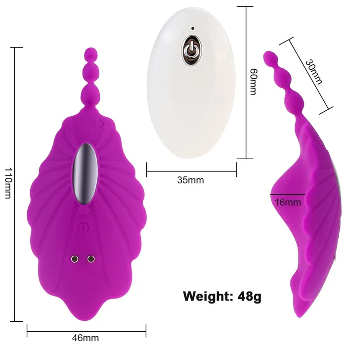 LAZADASEXTOYS Male Sex Toys Wearable Panty Vibrator Invisible Vibrating Egg Remote Control Vagina Clitoral Stimulation Anal Sex Toys for Women Masturbator