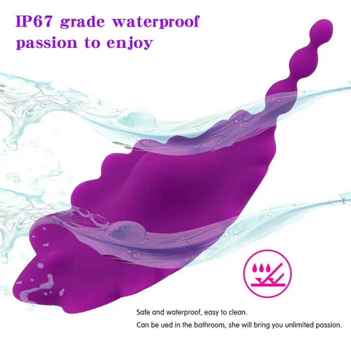 LAZADASEXTOYS Male Sex Toys Wearable Panty Vibrator Invisible Vibrating Egg Remote Control Vagina Clitoral Stimulation Anal Sex Toys for Women Masturbator