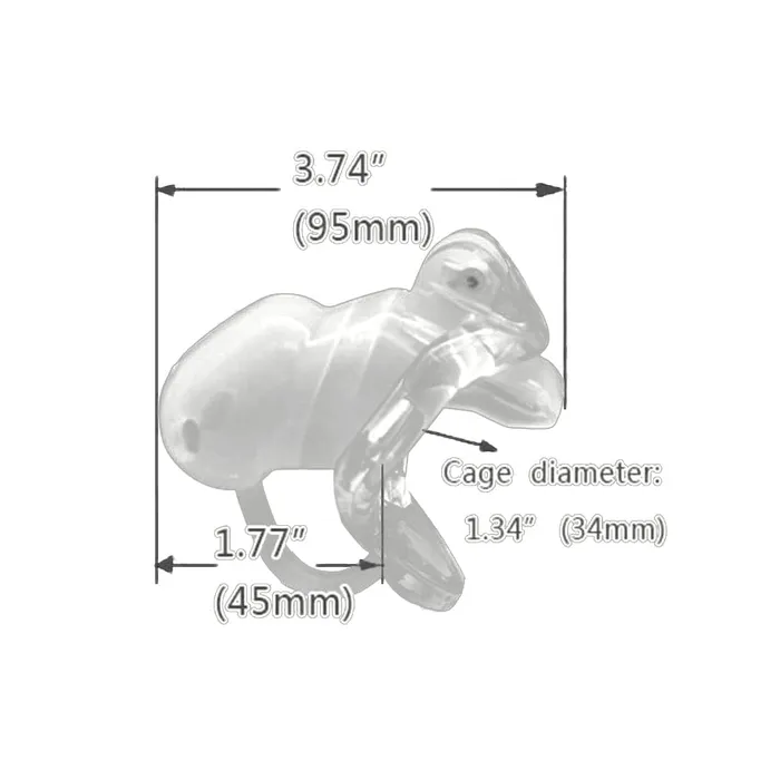 Lovegasm Male Sex Toys Faithful Captain Silicone Cage