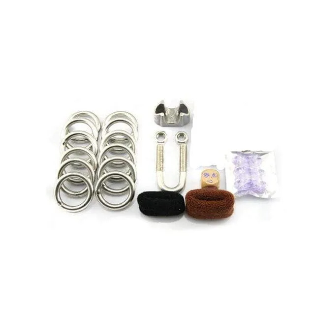 Lovegasm Male Sex Toys Stainless All Day Penis Stretcher Set