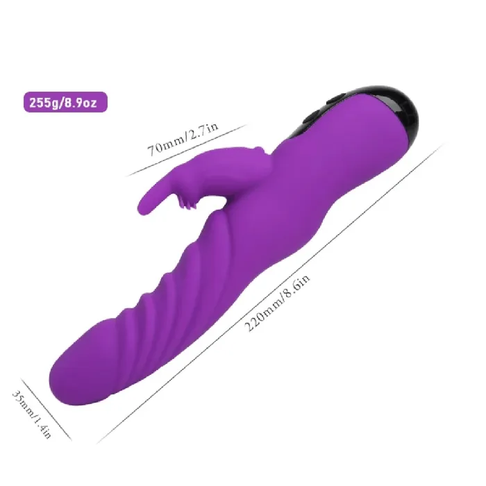 Wavy Ridges GSpot Dildo Rabbit Powerful Vibrator Large Massager Vibrating Thrusting Lovegasm Female Sex Toys