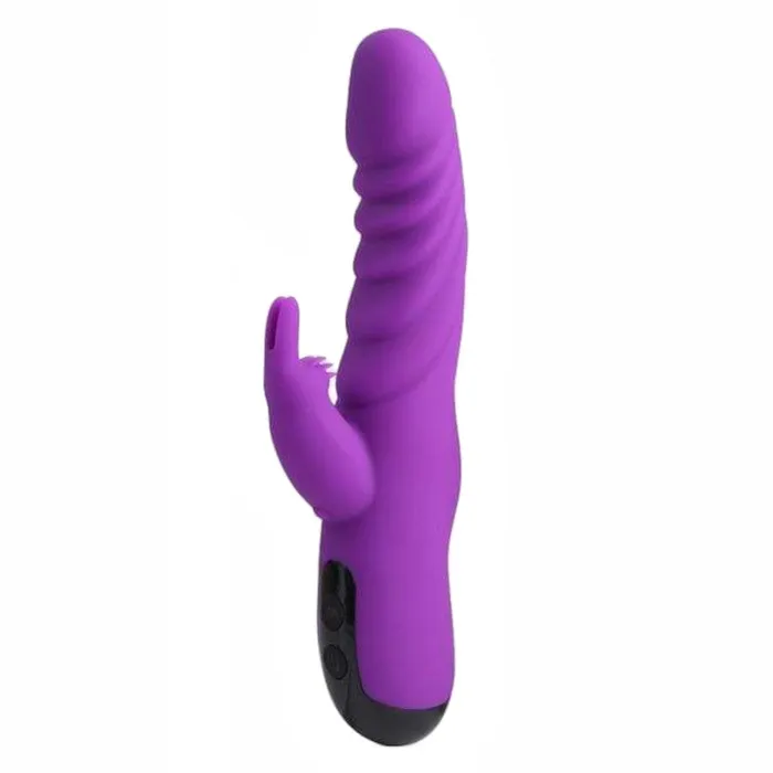 Wavy Ridges GSpot Dildo Rabbit Powerful Vibrator Large Massager Vibrating Thrusting Lovegasm Female Sex Toys