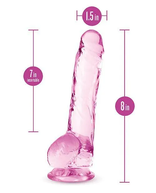 Blush Naturally Yours 8 Crystalline Dildo Blush Novelties Dildos