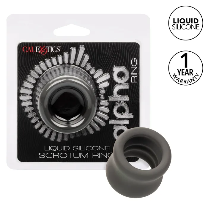 California Exotics Male Sex Toys California Exotics Alpha Liquid Silicone Scrotum Cock Ring Gray California Exotics Male Sex Toys California Exotics Alpha Liquid Silicone Scrotum Cock Ring Gray