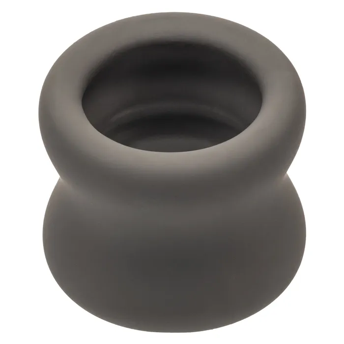 California Exotics Male Sex Toys California Exotics Alpha Liquid Silicone Scrotum Cock Ring Gray