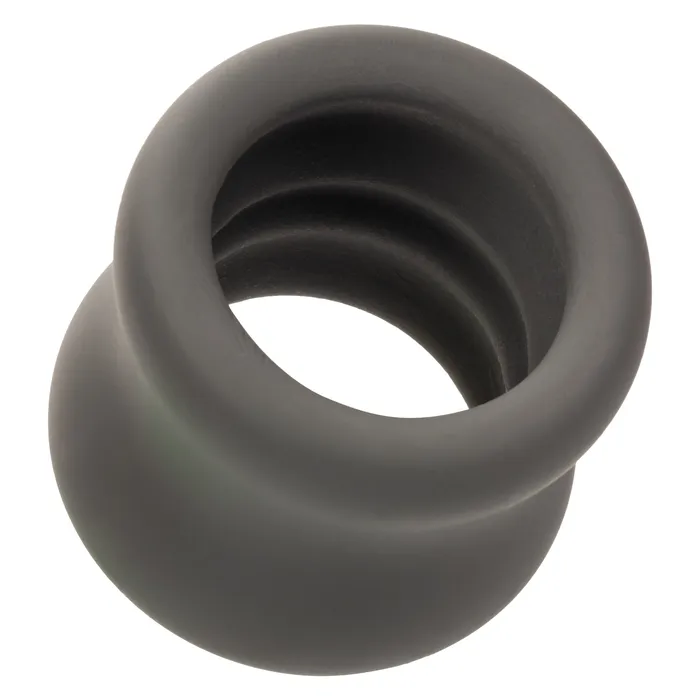 California Exotics Male Sex Toys California Exotics Alpha Liquid Silicone Scrotum Cock Ring Gray
