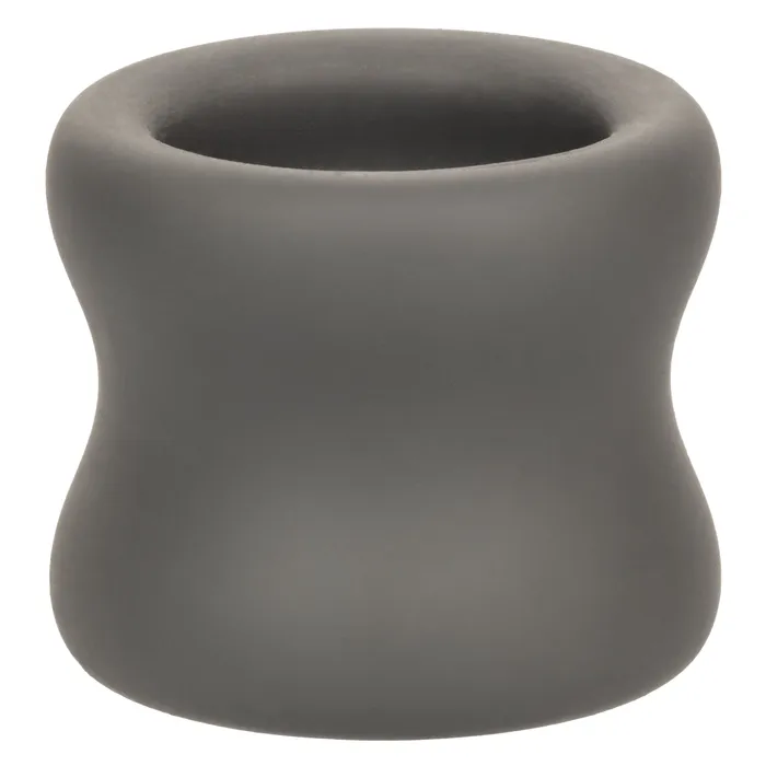 California Exotics Male Sex Toys California Exotics Alpha Liquid Silicone Scrotum Cock Ring Gray