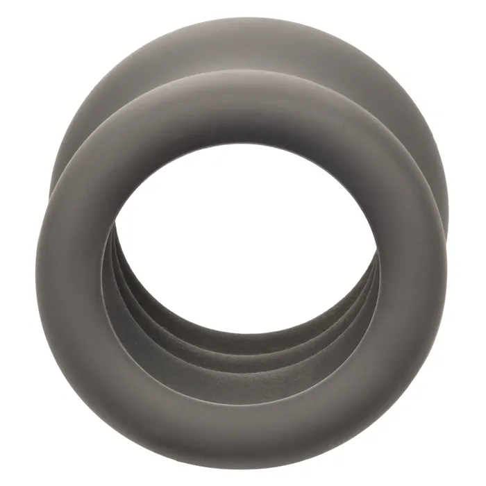 California Exotics Male Sex Toys California Exotics Alpha Liquid Silicone Scrotum Cock Ring Gray