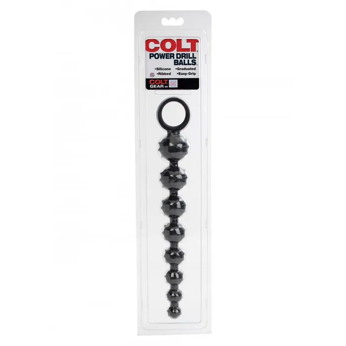 Colt Anal Colt Power Drill Balls Anal Beads Black