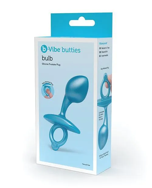 Cotr INC Anal BVibe Butties Bulb Tapered Prostate Plug Blue