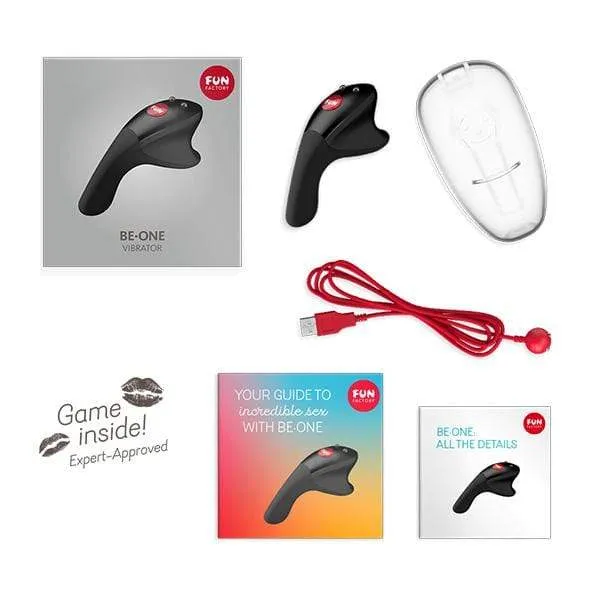 Fun Factory Be One Rechargeable Finger Vibrator Black Fun Factory Female Sex Toys