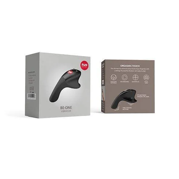 Fun Factory Be One Rechargeable Finger Vibrator Black Fun Factory Female Sex Toys