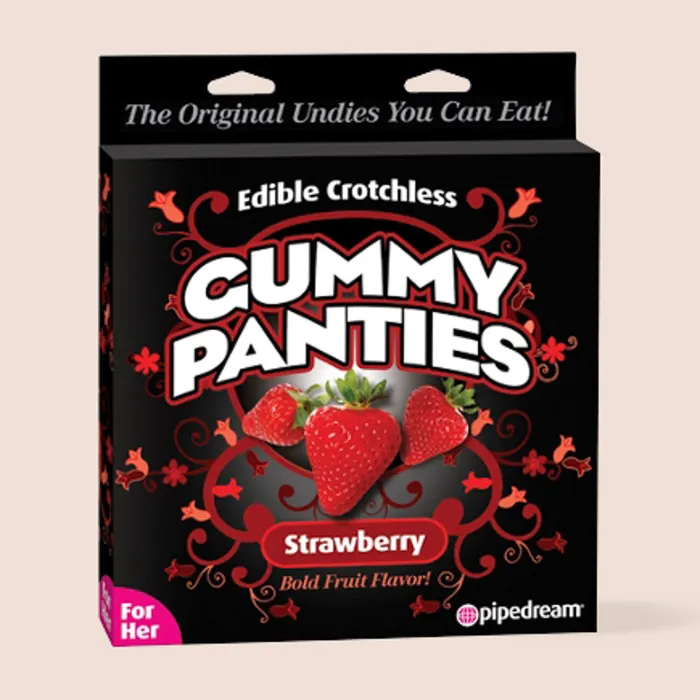 Male Sex Toys Pipedream Products Edible Crotchless Gummy Panties the original undies you can eat