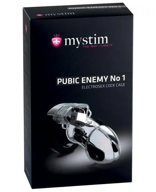 Mystim Pubic Enemy 1 Cock Cage Clear Mystim Gmbh Male Sex Toys