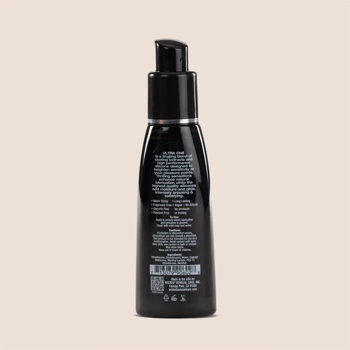Wicked Sensual Care Female Sex Toys Wicked Ultra Chill siliconebased cooling lubricant