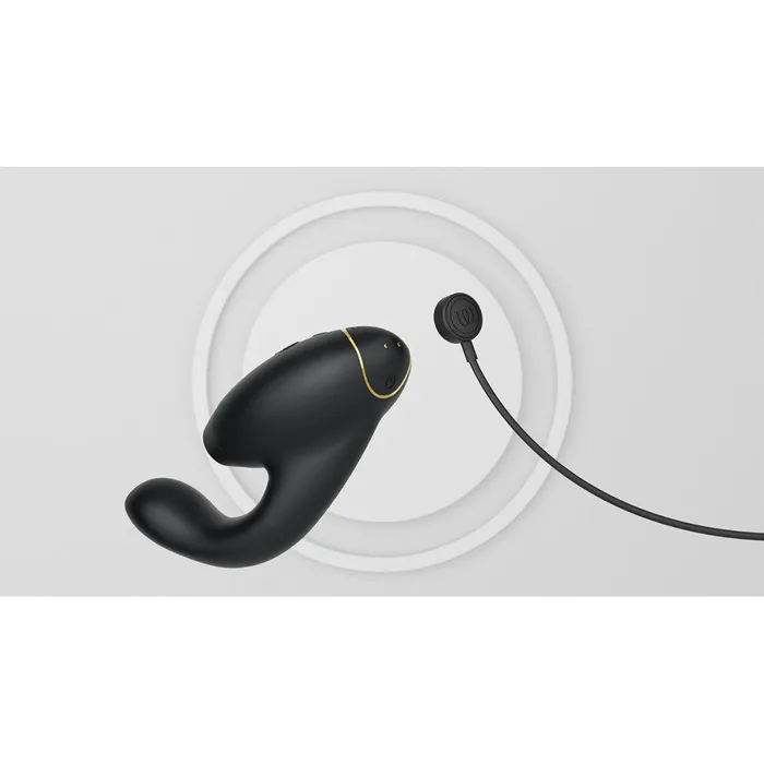 Its the Bomb Vibrators Womanizer Duo 2 Air Clitoral Stimulator GSpot Vibrator Black