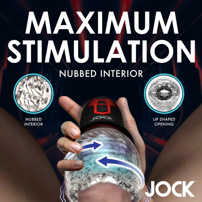 JOCK Spinning Vibrating Masturbator Jock Male Sex Toys